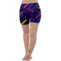 Colorful-abstract-background Lightweight Velour Yoga Shorts View4