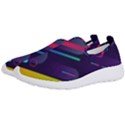 Colorful-abstract-background Men s Slip On Sneakers View2