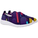 Colorful-abstract-background Men s Slip On Sneakers View3