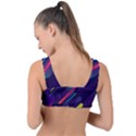 Colorful-abstract-background Front Tie Bikini Top View2