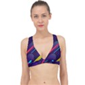 Colorful-abstract-background Classic Banded Bikini Top View1