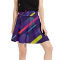 Colorful-abstract-background Waistband Skirt View1