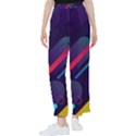 Colorful-abstract-background Women s Pants  View1