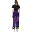 Colorful-abstract-background Women s Pants  View2