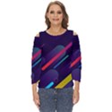 Colorful-abstract-background Cut Out Wide Sleeve Top View1