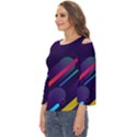 Colorful-abstract-background Cut Out Wide Sleeve Top View2