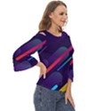 Colorful-abstract-background Cut Out Wide Sleeve Top View3