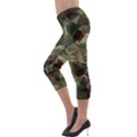 Abstract-vector-military-camouflage-background Lightweight Velour Capri Leggings  View3