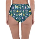 Cute babies toys seamless pattern Reversible High-Waist Bikini Bottoms View2