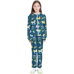 Cute Babies Toys Seamless Pattern Kids  Tracksuit by Wegoenart