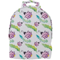 Watercolor-pattern-with-lady-bug Mini Full Print Backpack by Wegoenart