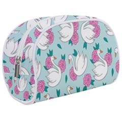 Classy Swan Pattern Make Up Case (medium)