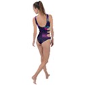 Colorful-sound-wave-set Side Cut Out Swimsuit View2