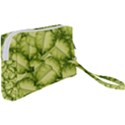 Seamless-pattern-with-green-leaves Wristlet Pouch Bag (Small) View2