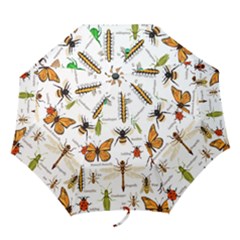 Insects-seamless-pattern Folding Umbrellas by Wegoenart