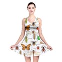 Insects-seamless-pattern Reversible Skater Dress View1