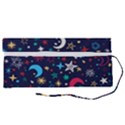 Colorful-background-moons-stars Roll Up Canvas Pencil Holder (S) View2