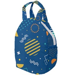 Flat-design-geometric-shapes-background Travel Backpacks by Wegoenart