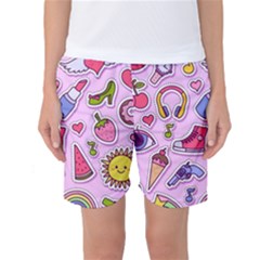 Fashion-patch-set Women s Basketball Shorts by Wegoenart