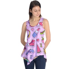 Fashion-patch-set Sleeveless Tunic by Wegoenart