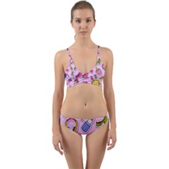 Fashion-patch-set Wrap Around Bikini Set by Wegoenart