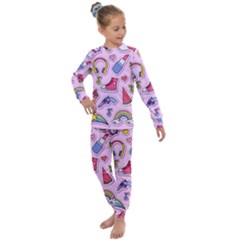 Fashion-patch-set Kids  Long Sleeve Set 