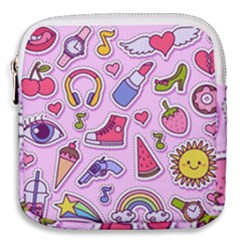 Fashion-patch-set Mini Square Pouch by Wegoenart