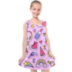 Fashion-patch-set Kids  Cross Back Dress