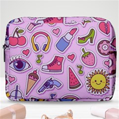 Fashion-patch-set Make Up Pouch (large) by Wegoenart