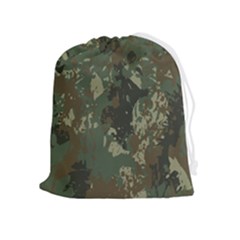 Camouflage-splatters-background Drawstring Pouch (xl) by Wegoenart