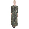 Camouflage-splatters-background Quarter Sleeve Wrap Maxi Dress View2