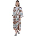 Seamless-pattern-with-london-elements-landmarks Maxi Satin Kimono View1