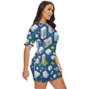 Isometric-seamless-pattern-megapolis Just Threw It On Dress View3