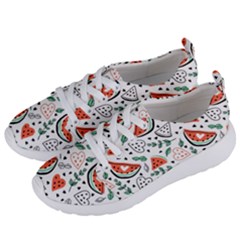 Seamless-vector-pattern-with-watermelons-mint Women s Lightweight Sports Shoes by Wegoenart