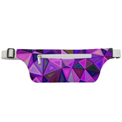 Triangular-shapes-background Active Waist Bag