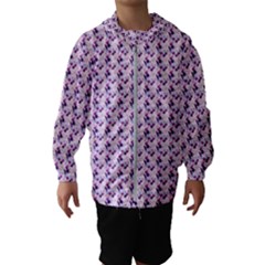 Purple Design Kids  Hooded Windbreaker by designsbymallika