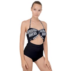 Genitore Issues  Scallop Top Cut Out Swimsuit by ConteMonfrey