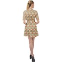 Abstract Pattern Belted Shirt Dress View2