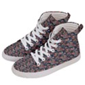 Paisley Pattern Women s Hi-Top Skate Sneakers View2