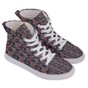 Paisley Pattern Women s Hi-Top Skate Sneakers View3