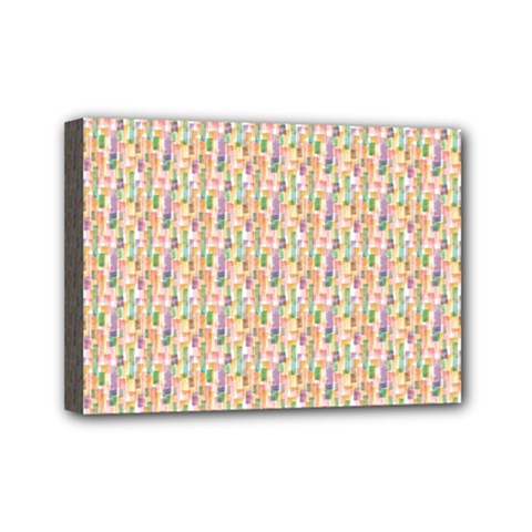 Water Color Pattern Mini Canvas 7  X 5  (stretched) by designsbymallika