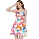 Rainbow Pattern Inside Out Racerback Dress View3