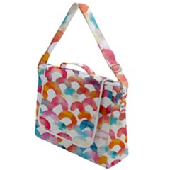 Rainbow Pattern Box Up Messenger Bag by designsbymallika