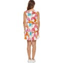 Rainbow Pattern Tiered Sleeveless Mini Dress View4