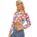 Rainbow Pattern Lightweight Long Sleeve Sweatshirt View2