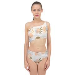 Abstract Art Spliced Up Two Piece Swimsuit by designsbymallika