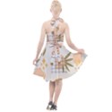 abstract art Halter Party Swing Dress  View2