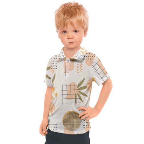 Abstract Art Kids  Polo Tee by designsbymallika