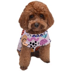 Abstract Doodle Pattern Dog T-shirt by designsbymallika