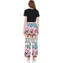 Abstract Doodle Pattern Women s Pants  View2